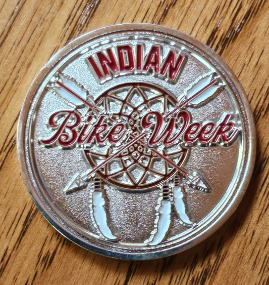 #1 of 4 Indian Bike Week Dream Catcher Medallion