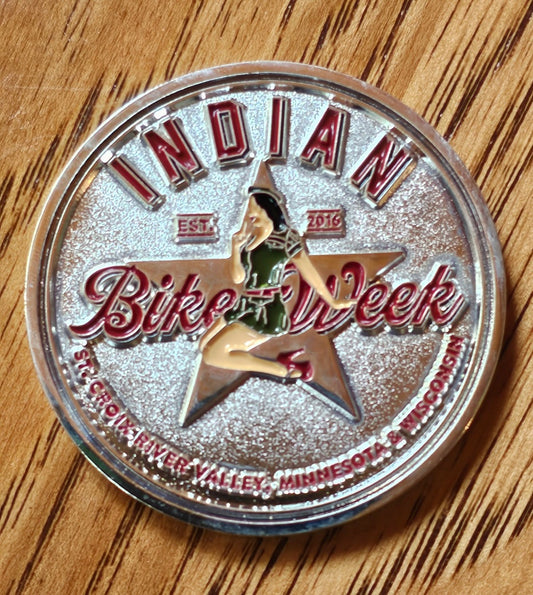 #3 of 4 Indian Bike Week Betsy Medallion